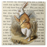 Alice in Wonderland Tile, The Dodo Ceramic Tile, Zazzle