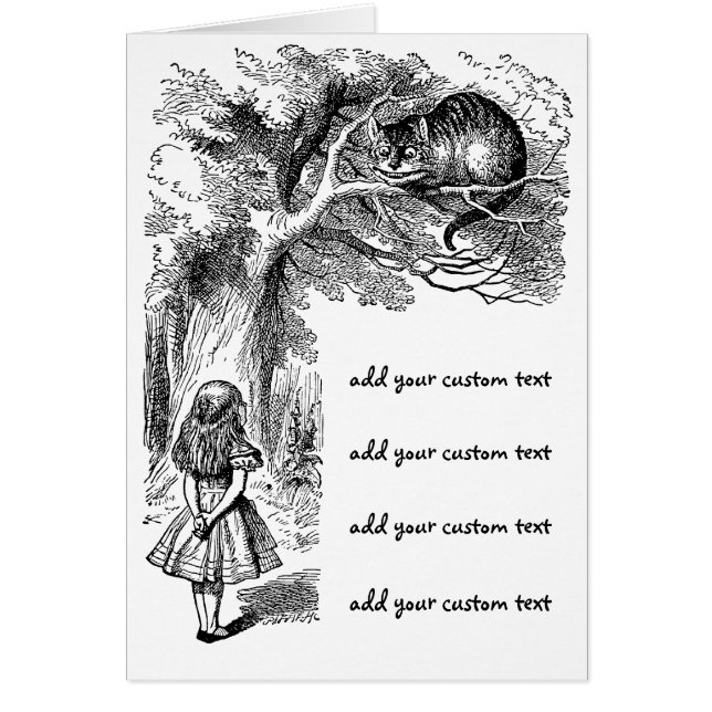 Vintage Alice in Wonderland, Cheshire Cat (Front)