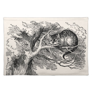 Vintage Alice in Wonderland, Cheshire Cat Cloth Placemat
