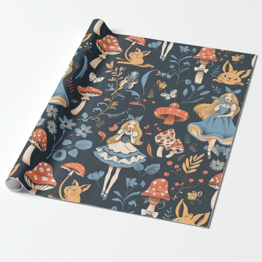 Vintage Alice in Wonderland Cheshire Cat Decoupage