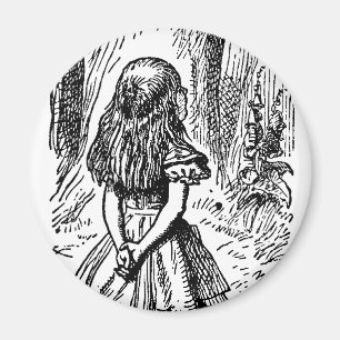 Vintage Alice in Wonderland, Cheshire Cat Magnet