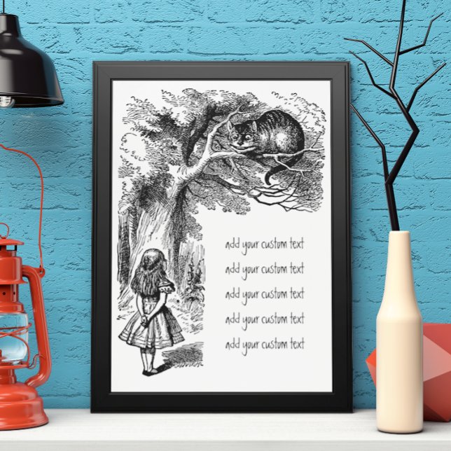 Vintage Alice in Wonderland, Cheshire Cat Poster (Creator Uploaded)