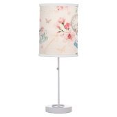 Vintage Alice In Wonderland Collage Decoupage Table Lamp (Front)