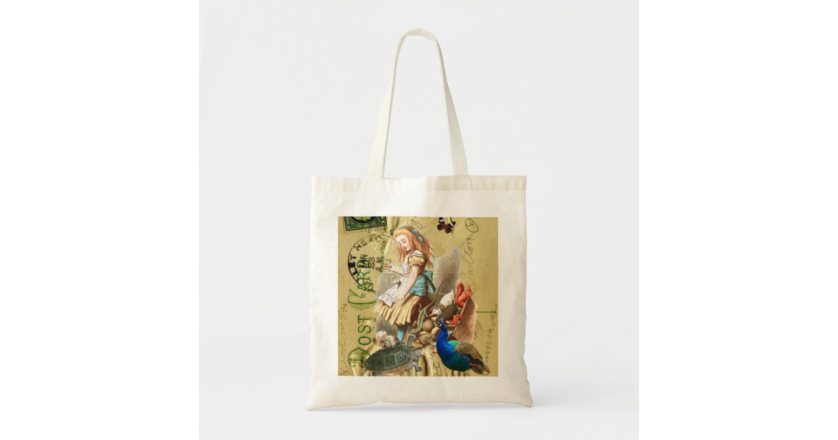 alice wonderland, alice in vintage wonderland Tote Bag by