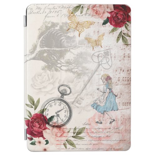 Vintage Alice In Wonderland Decoupage Collage iPad Air Cover