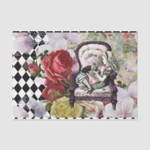 Vintage Alice in Wonderland Decoupage  Tissue Paper