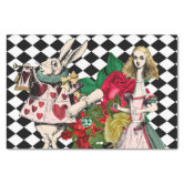 Vintage Alice In Wonderland Collage Decoupage Tissue Paper