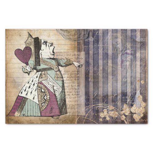 Vintage Alice in Wonderland Decoupage Tissue Paper