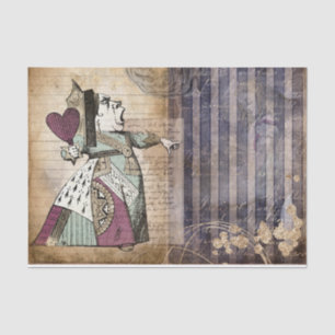 Vintage Alice in Wonderland Decoupage Tissue Paper