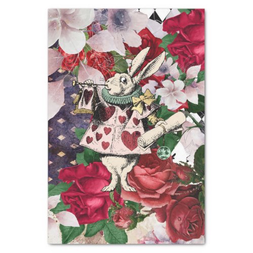 Vintage Alice in Wonderland Decoupage Tissue Paper