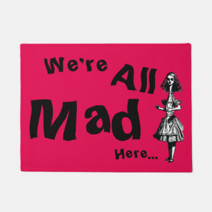 Vintage Alice in Wonderland Doormat