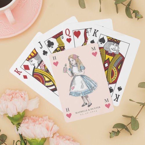 Vintage Alice in Wonderland Drink Me Fairytale Poker Cards