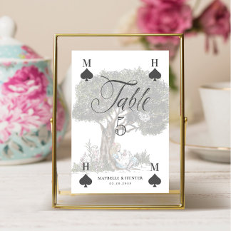 Vintage Alice in Wonderland Fairytale Playing Card