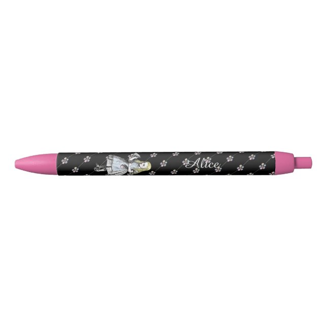 Vintage Alice in Wonderland Floral Pattern Pen (Front)