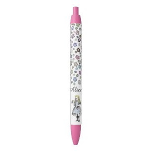 Vintage Alice in Wonderland Flower Pattern Pen