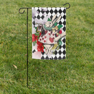 Vintage Alice in Wonderland Garden Flag