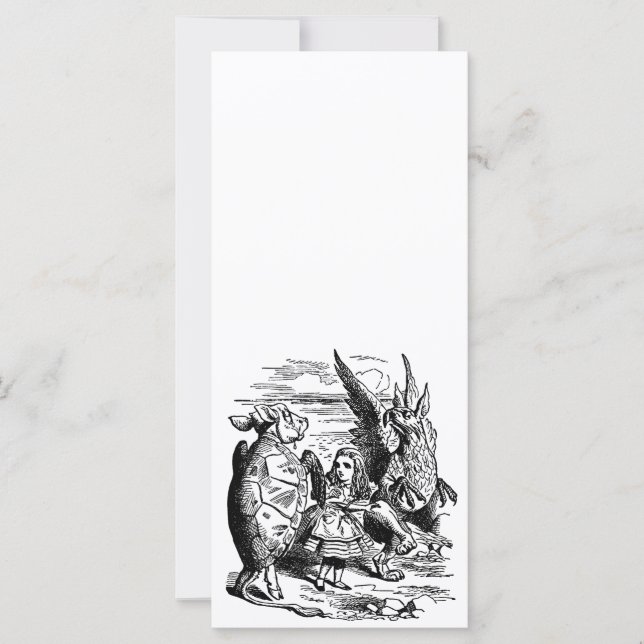Vintage Alice in Wonderland, Gryphon, Mock Turtle (Front)