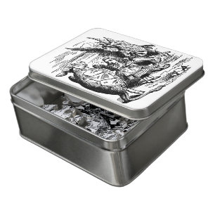 Vintage Alice in Wonderland, Gryphon, Mock Turtle Jigsaw Puzzle