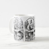 Vintage Alice in Wonderland Hookah Caterpillar Coffee Mug (Front Left)