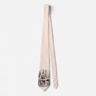Vintage Alice in Wonderland Hookah Caterpillar Neck Tie