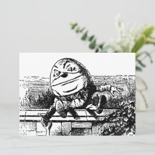 Vintage Alice in Wonderland, Humpty Dumpty on Wall