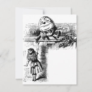 Vintage Alice in Wonderland, Humpty Dumpty on Wall