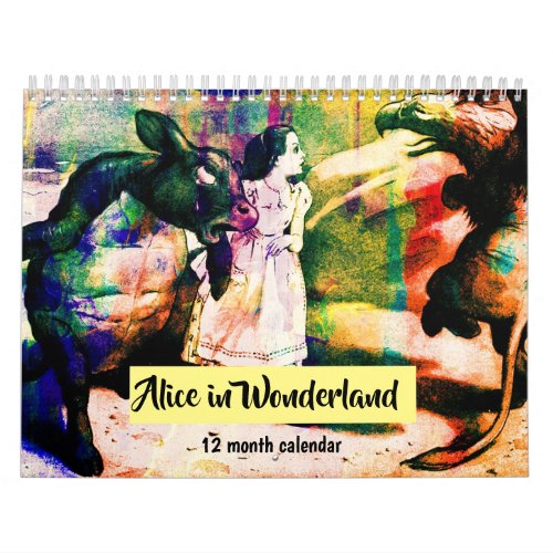 Vintage Alice in Wonderland Illustrations 2024 Calendar