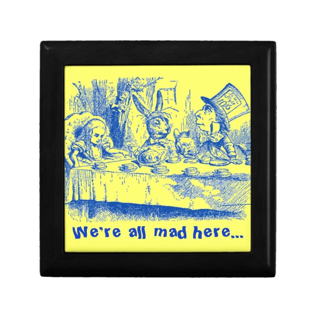 Vintage Alice in Wonderland Jewelry Box (Front)