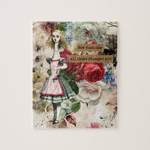 Vintage Alice in Wonderland Jigsaw Puzzle