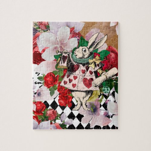 Vintage Alice in Wonderland Jigsaw Puzzle