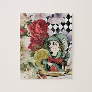 Vintage Alice in Wonderland Jigsaw Puzzle
