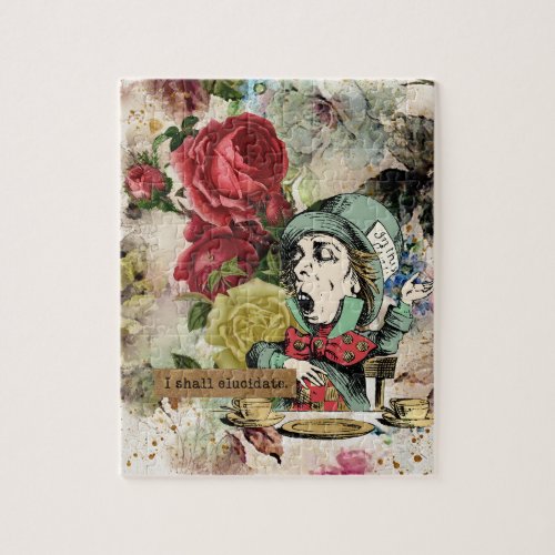 Vintage Alice in Wonderland Jigsaw Puzzle