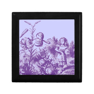 Vintage Alice in Wonderland Keepsake Box