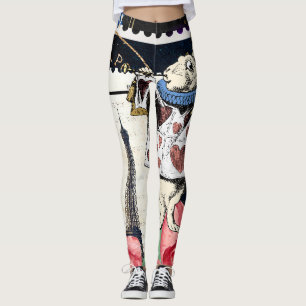 Vintage Alice in Wonderland Leggings