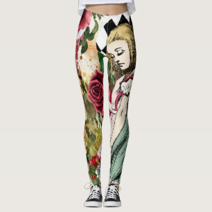 Vintage Alice in Wonderland Leggings