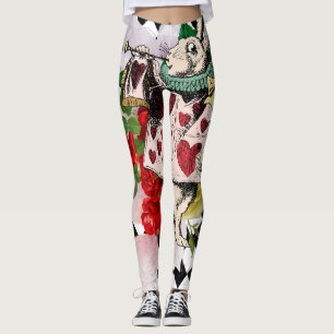 Vintage Alice in Wonderland Leggings