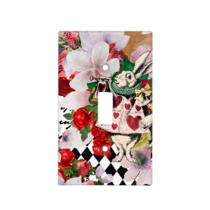 Vintage Alice in Wonderland Light Switch Cover