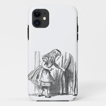 Vintage Alice In Wonderland Looking For The Door Iphone 11 Case by iBella at Zazzle