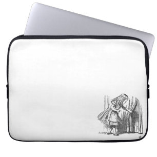 Vintage Alice in Wonderland looking for the door Laptop Sleeve