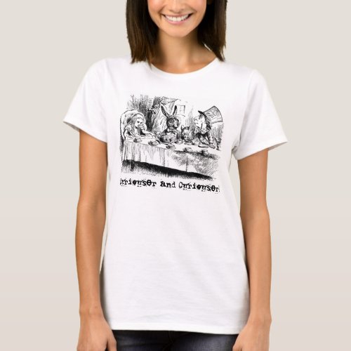 Vintage Alice in Wonderland Mad Tea Party T_Shirt