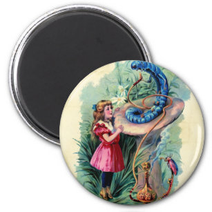Vintage Alice In Wonderland Magnet