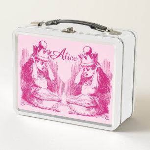 Vintage Alice in Wonderland Metal Lunch Box