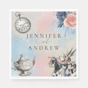 Vintage Alice in Wonderland Napkins
