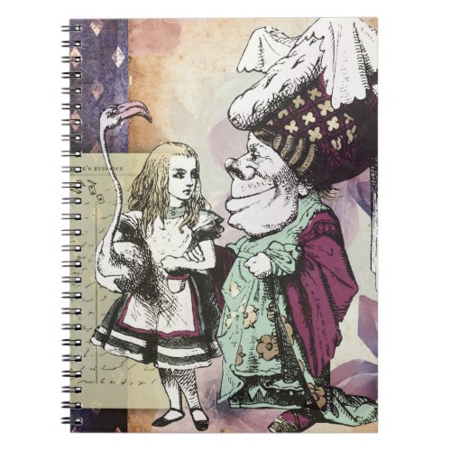 Vintage Alice in Wonderland  Notebook