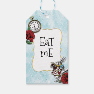  Handra 50pcs Drink Me Tags Alice in Wonderland Drink Me Tags,  Open Me, Take Me, Eat Me, Mad Hatter Tea Party Decorations (Eat Me) :  Health & Household