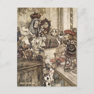 Vintage Alice in Wonderland  Postcard
