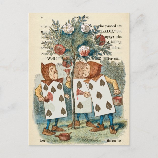 Vintage Alice in Wonderland  Postcard (Front)