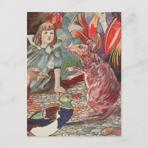 Vintage Alice in Wonderland  Postcard