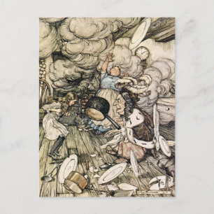 Vintage Alice in Wonderland Postcard