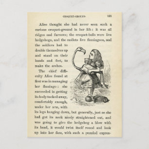 Vintage Alice in Wonderland Postcard